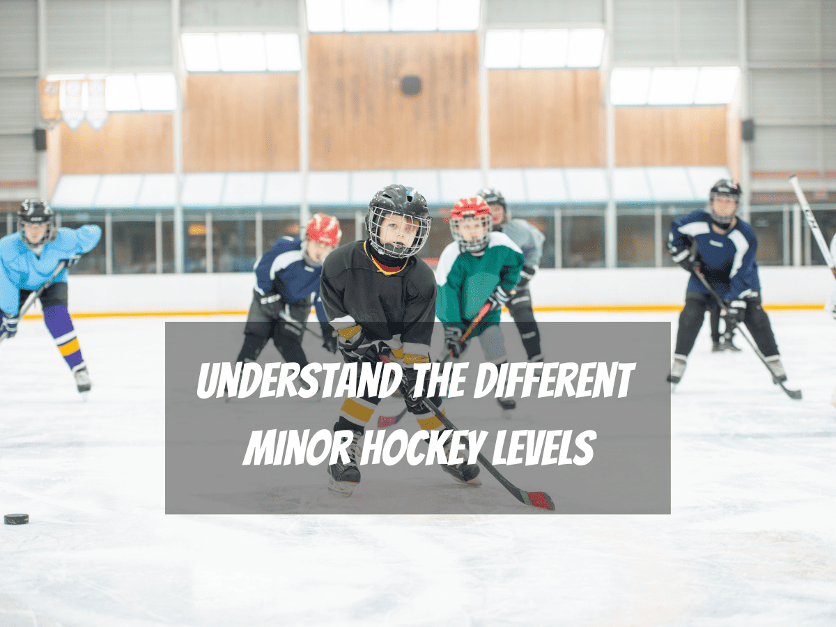 Several Young Ice Hockey Stand On The Ice Understand The Different Minor Hockey Levels