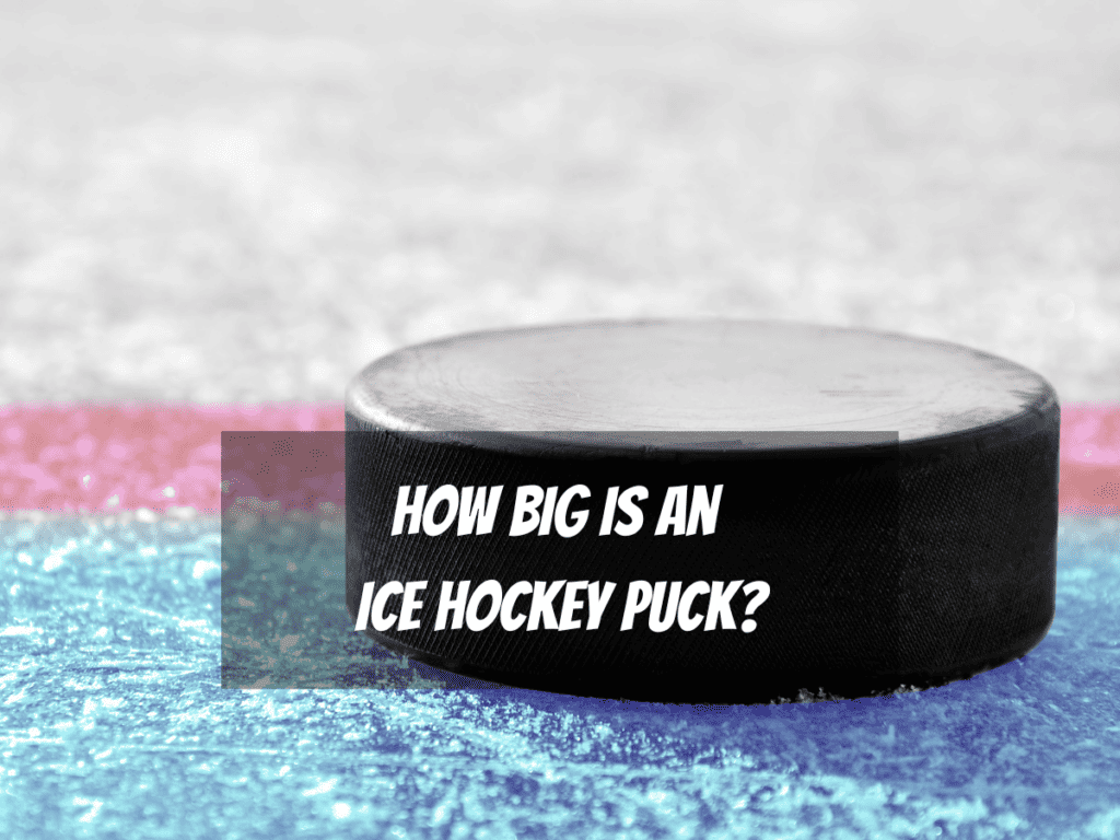 Close Up Of An Ice Hockey Puck On An Ice Rink How Big Is An Ice Hockey Puck?