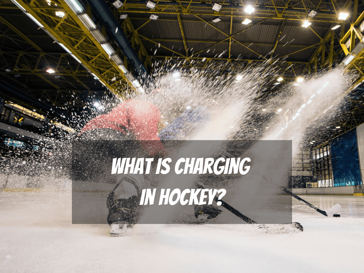 Ice Hockey Players Stop Suddenly Spraying Ice What Is Charging In Hockey